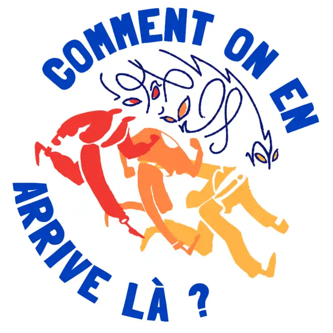 Version simplifiée du dessin pour un badge