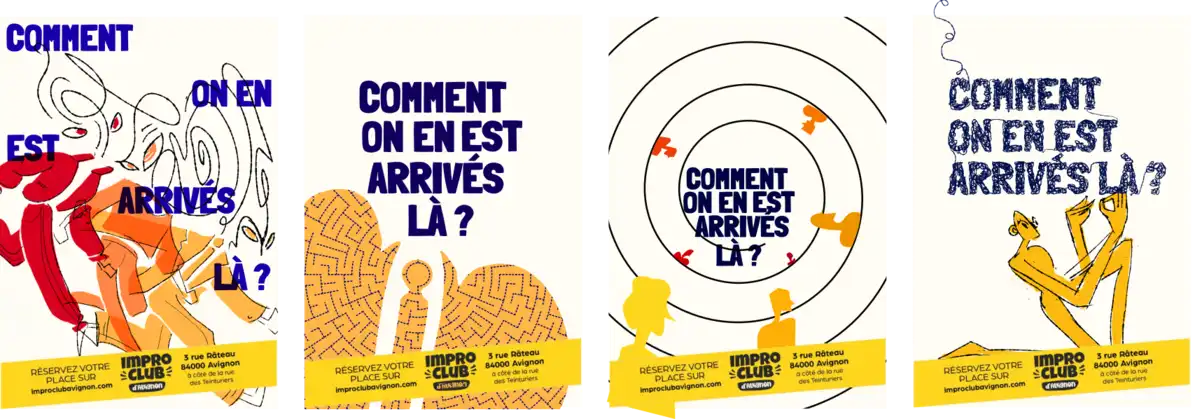 Plusieurs tests de poster